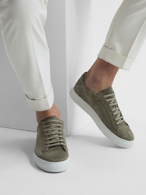 Finley Leather Trainers