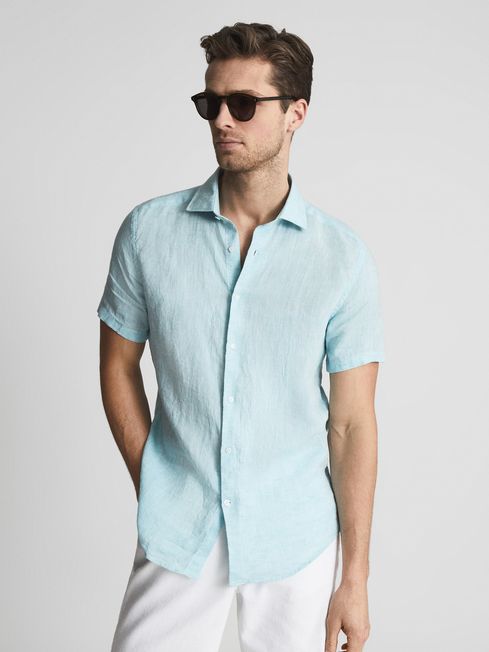 Holiday Linen Slim Fit Shirt