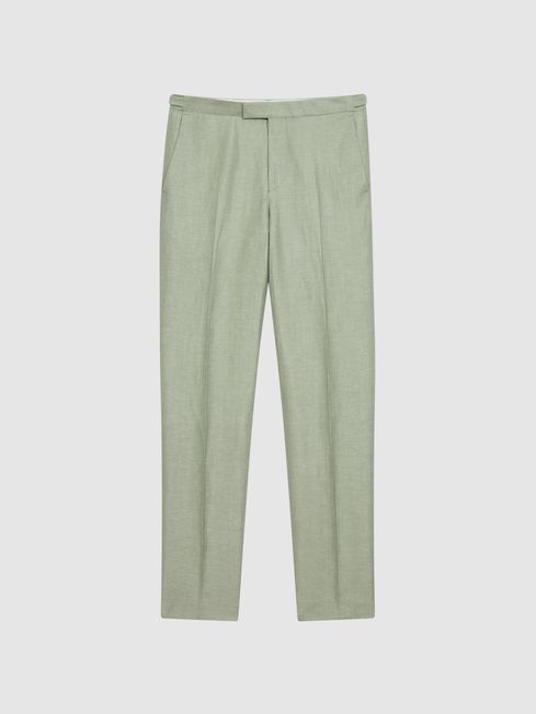Hue Linen Blend Mixer Trousers