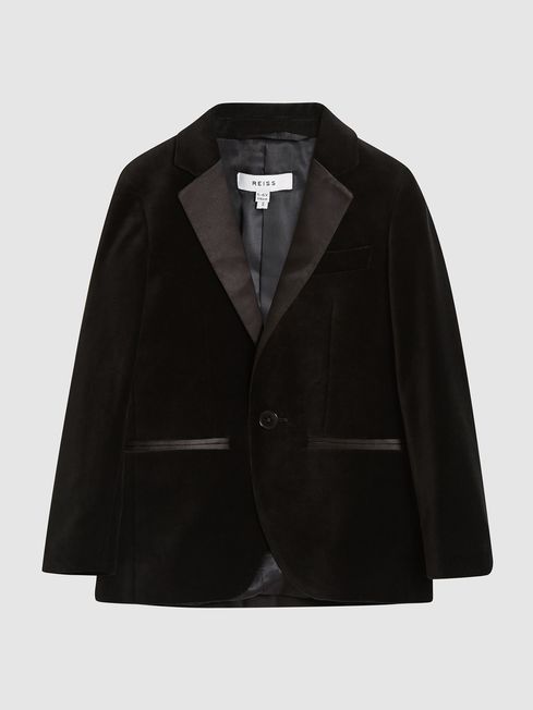 Ace Single Breasted Velvet Blazer