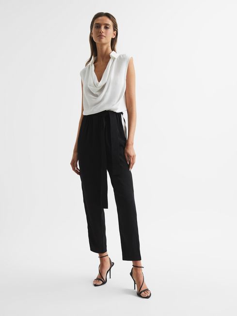 Allie Colourblock Shirt Jumpsuit