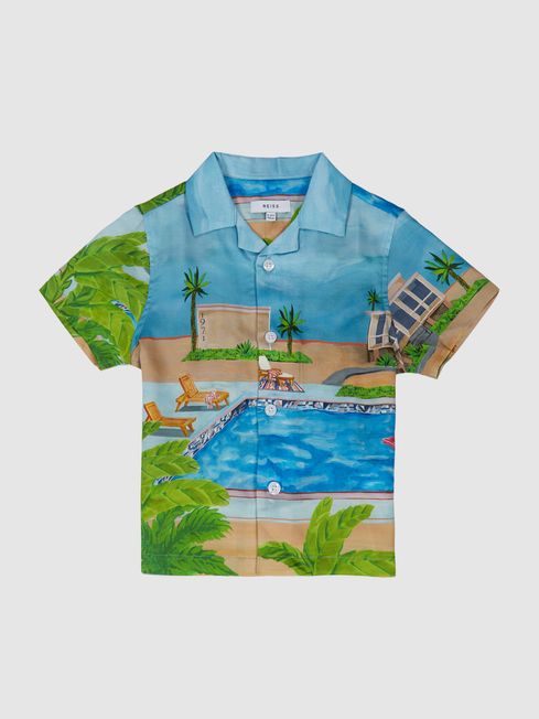 Retreat Junior Cuban Collar Shirt