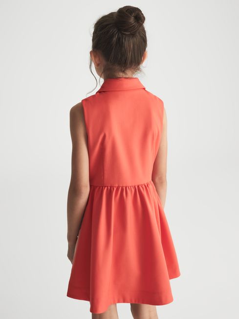 Mona Sleeveless Button Detail Dress