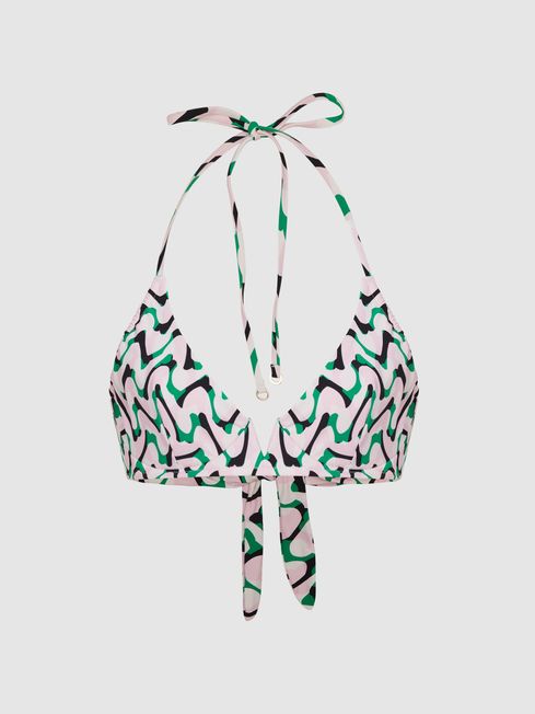 Audrinna Underwired Printed Triangle Bikini Top