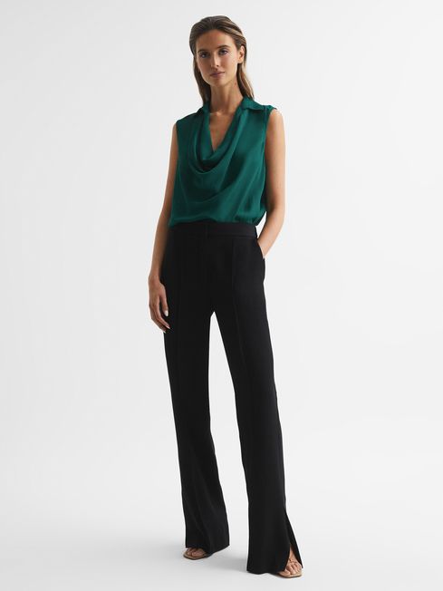 Ameliee Cowl Front Sleeveless Blouse