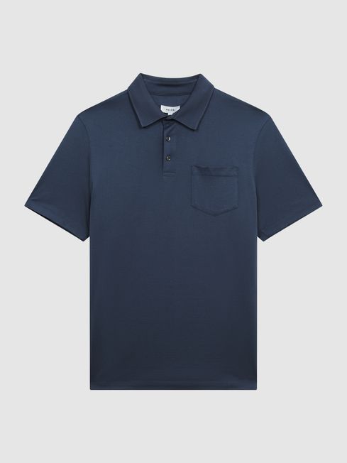 Hendrix Mercerised Knitted Collar Polo