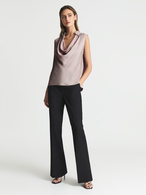 Ameliee Cowl Front Sleeveless Blouse