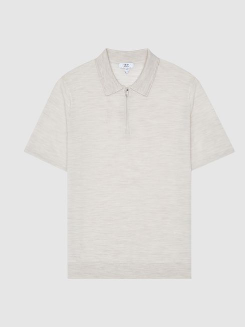 Maxwell Merino Zip Neck Polo