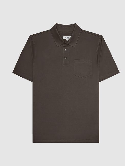 Hendrix Mercerised Knitted Collar Polo