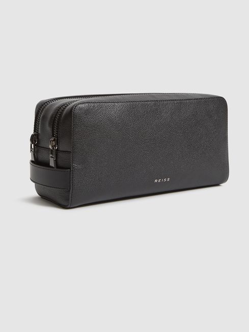 Ethan Leather Wash Bag