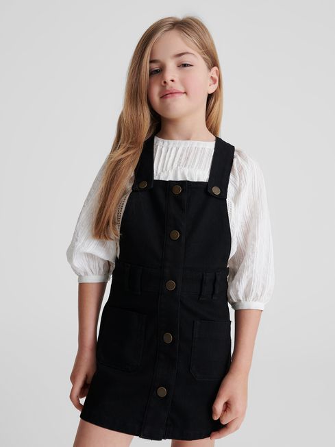 Loren Jr Junior Denim Dungaree Dress