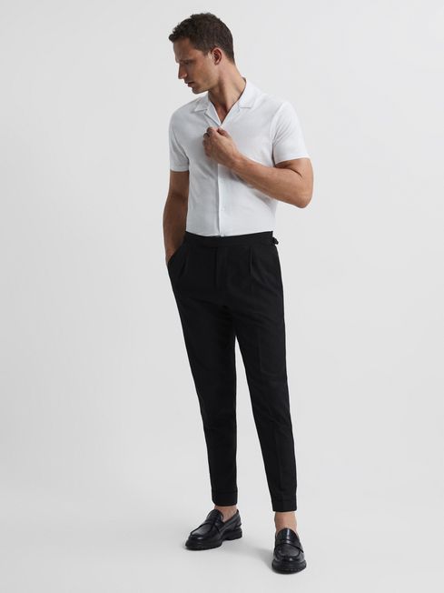 Lead T Seersucker Mixer Trousers