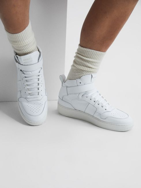 Aira High Top Leather Trainers