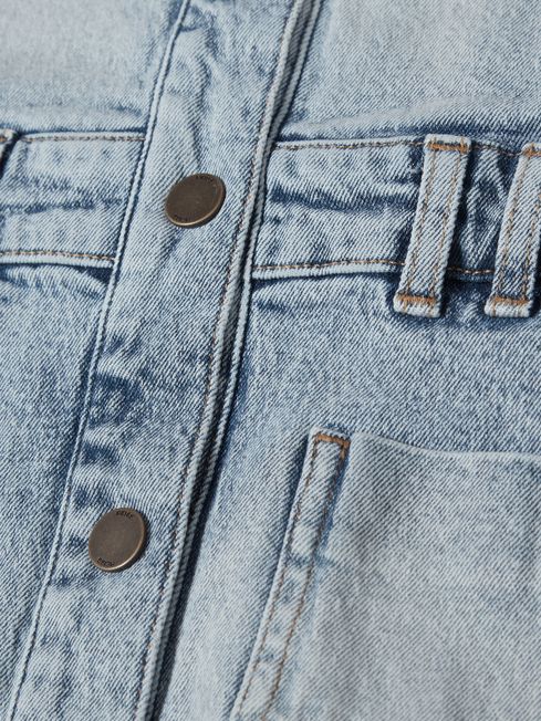 Loren Jr Junior Denim Dungaree Dress