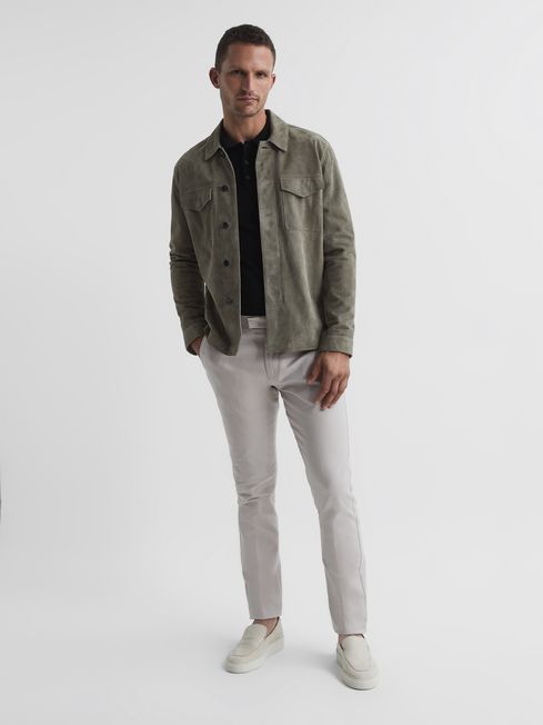 Trafford Reiss Trafford Merino Wool Polo Shirt