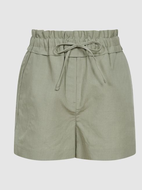 Macey Linen Pull On Shorts