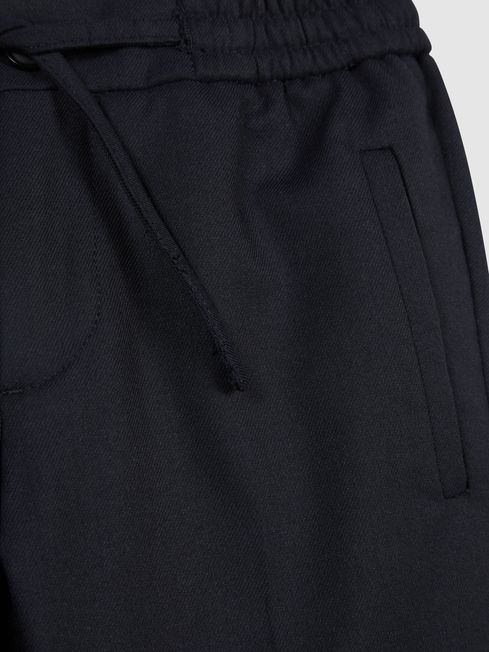 Brighton Casual Cropped Tapered Trousers