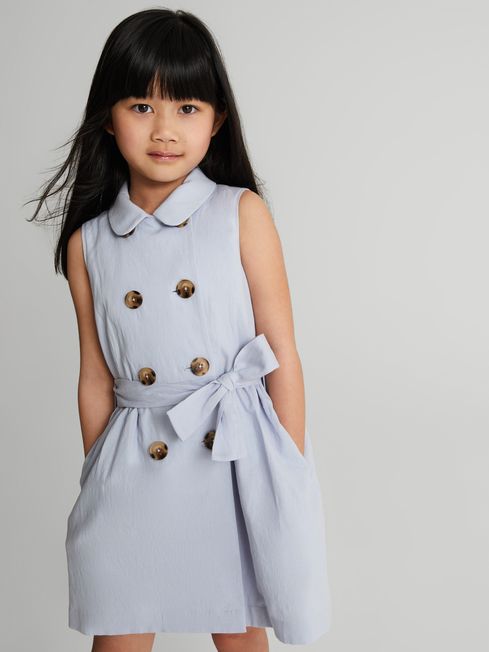 Dana Jr Junior Linen Blend Mini Dress