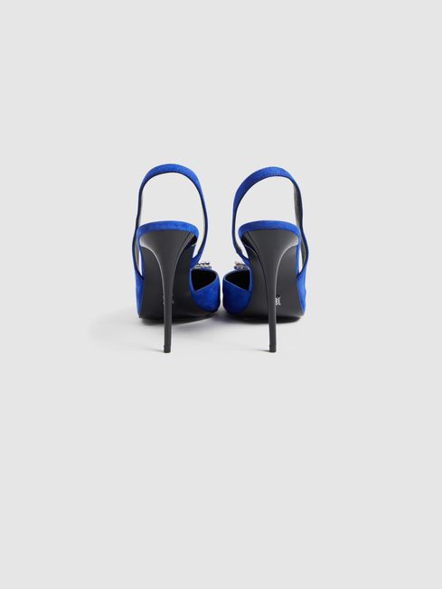 Celeste Sling Back Embellished Heels