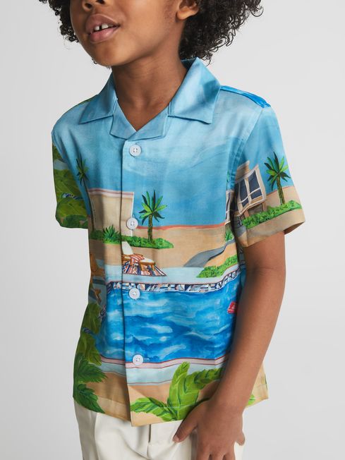 Retreat Junior Cuban Collar Shirt