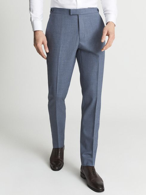 Bold Slim Fit Wool Trousers