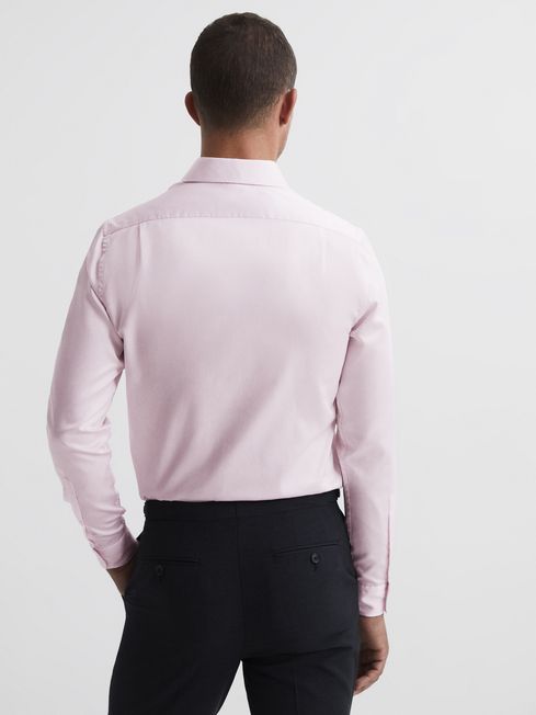 Remote Cotton Satin Slim Fit Shirt