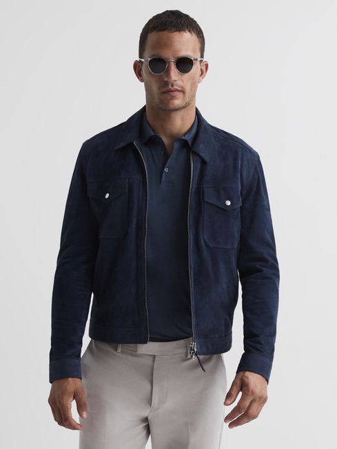 Hendrix Mercerised Knitted Collar Polo