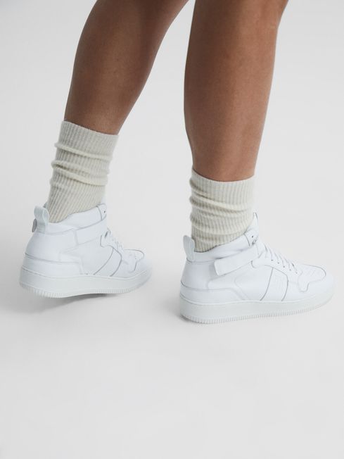 Aira High Top Leather Trainers