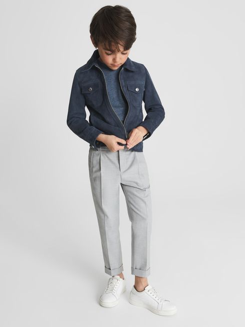 Brighton Casual Cropped Tapered Trousers