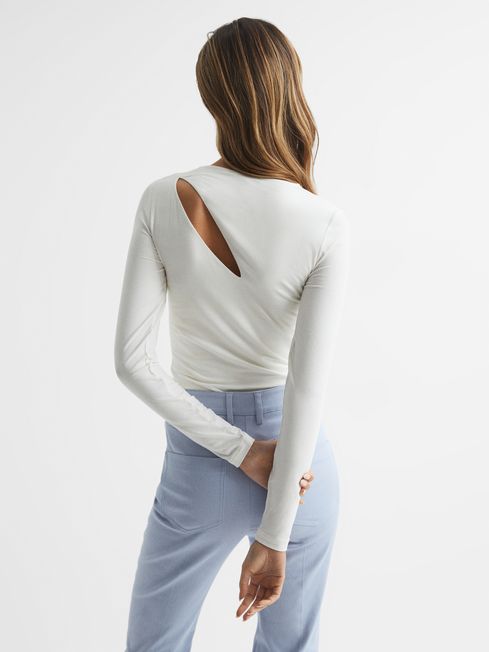 Aubrey Cut-Out Long Sleeve Top
