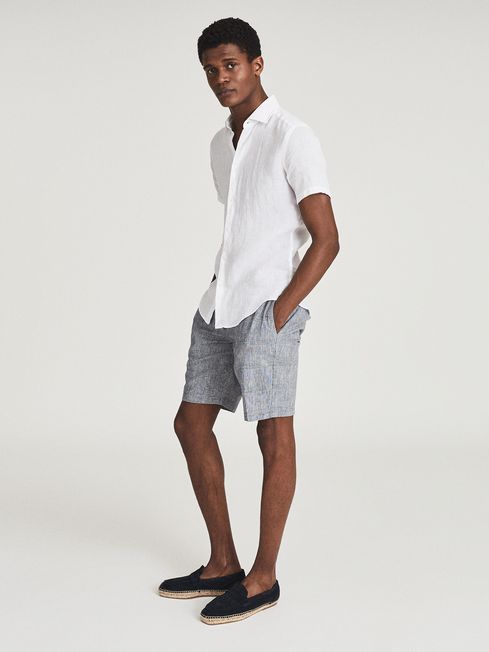 Holiday Linen Slim Fit Shirt