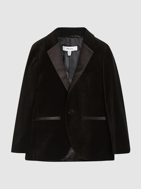 Ace Single Breasted Velvet Blazer