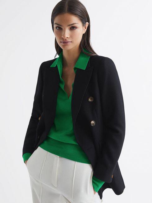 Candise Collared Knitted Jumper