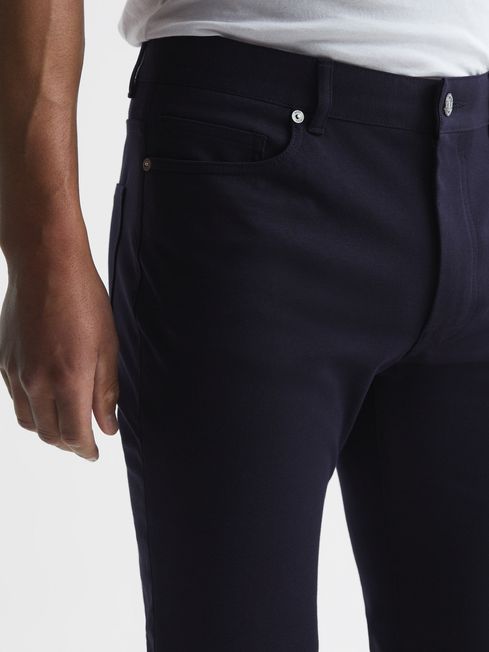 Nubury Jersey Slim Fit Chino Trousers