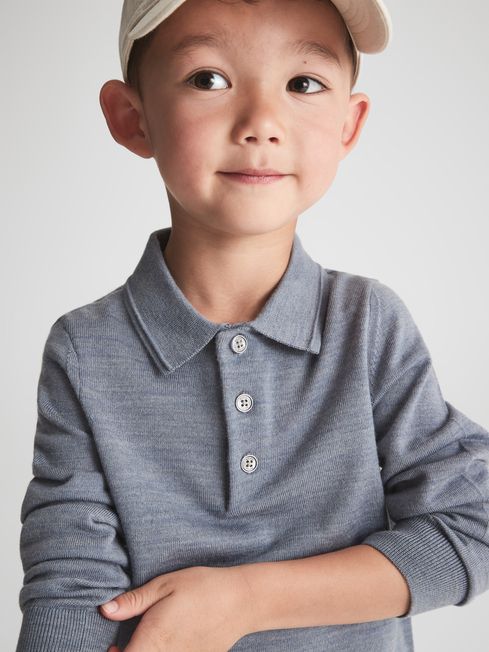 Trafford Merino Wool Polo Shirt