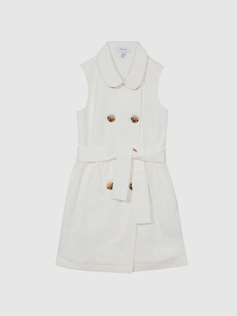 Dana Jr Junior Linen Blend Mini Dress