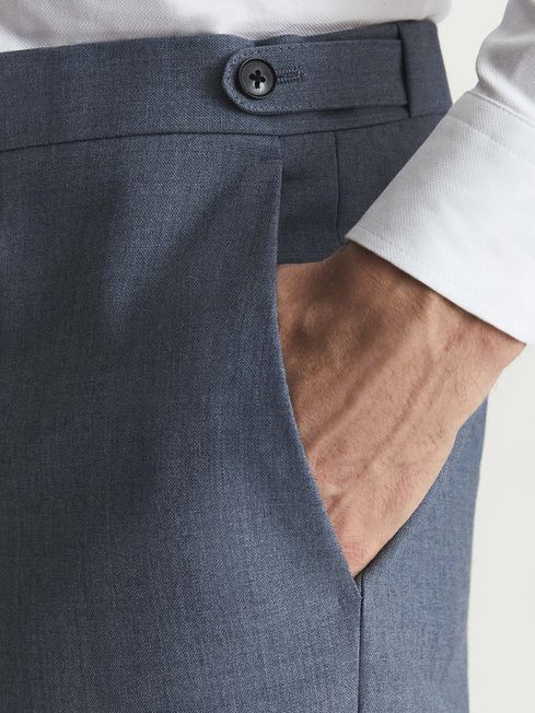 Bold Slim Fit Wool Trousers