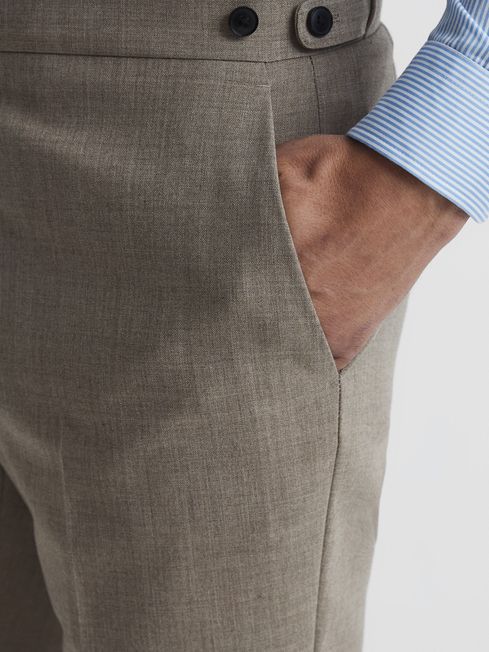 Rope Slim Fit Textured Mixer Trousers