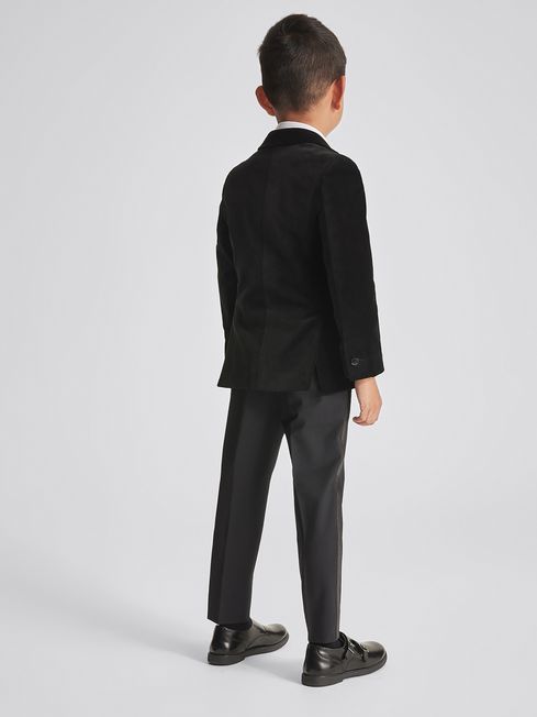 Ace Single Breasted Velvet Blazer