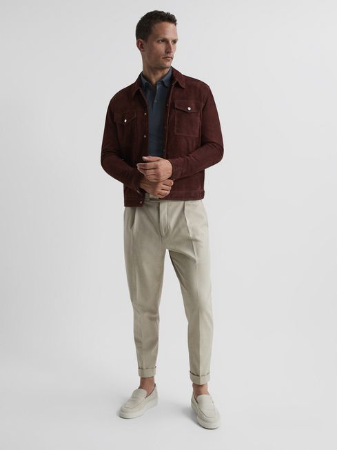 Hendrix Mercerised Knitted Collar Polo