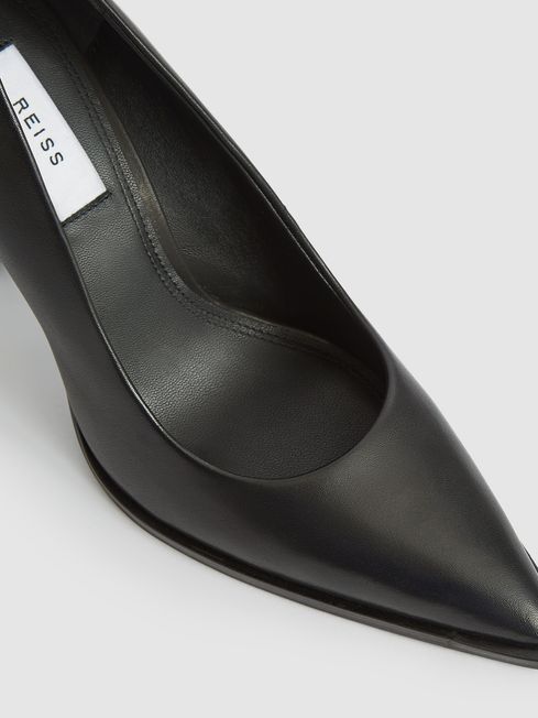 Ada Court Leather Court Shoes