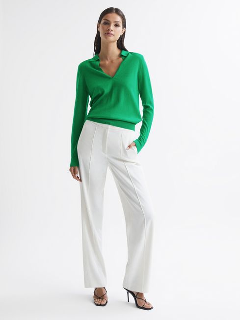 Candise Collared Knitted Jumper