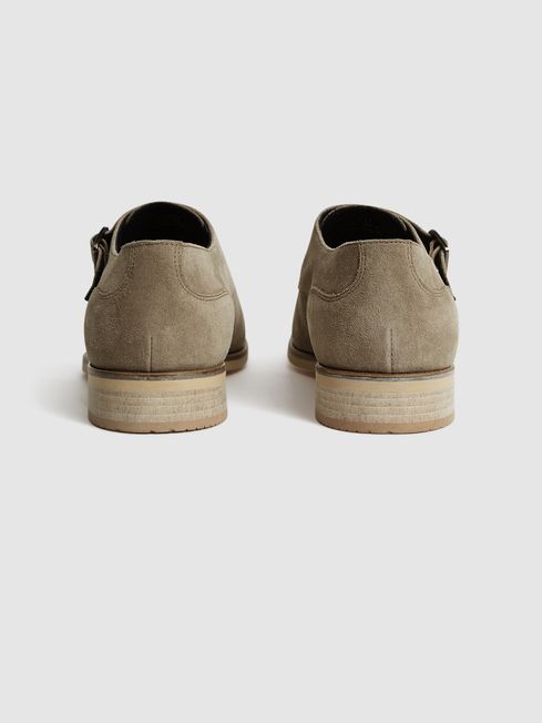 Rivington Suede Monk Strap Shoes