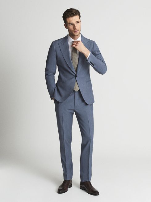 Bold Slim Fit Wool Trousers