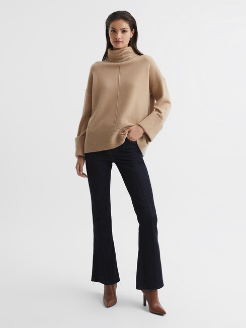 Sarah Cashmere Blend Roll Neck Jumper