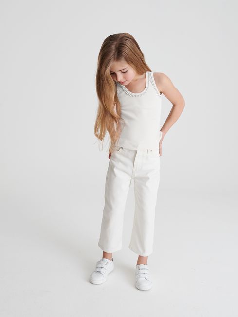 Violet Jr Junior Trim Detail Vest