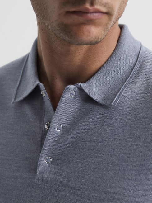 Blair Merino Snap Button Polo T-Shirt