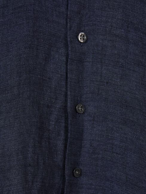 Ruban Junior Long Sleeve Linen Shirt