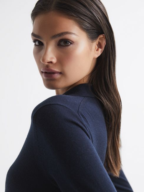Candise Collared Knitted Jumper