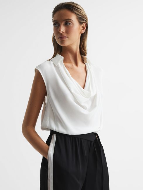 Allie Colourblock Shirt Jumpsuit